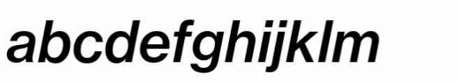 Neue Haas Grotesk Text 66 Medium Italic