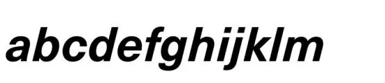 Neue Haas Unica Paneuropean Bold Italic