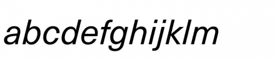 Neue Haas Unica Paneuropean Italic