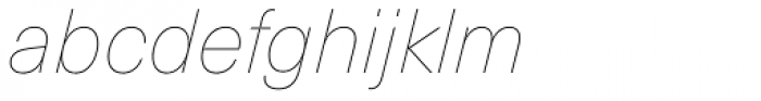 Neue Haas Unica Pro Ultra Light Italic
