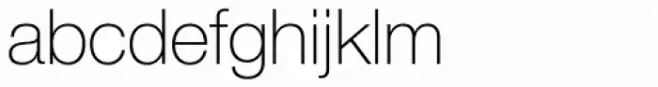 Neue Helvetica Georgian 35 Thin