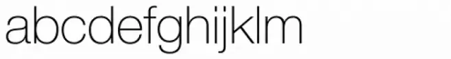 Neue Helvetica Paneuropean 35 Thin
