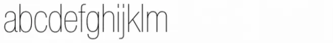 Neue Helvetica Pro 27 Ultra Light Condensed