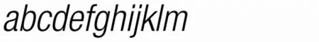 Neue Helvetica Pro 47 Light Condensed Oblique