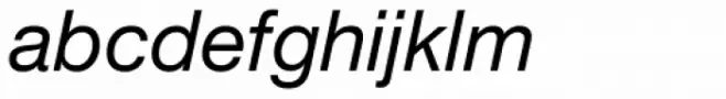 Neue Helvetica Pro 56 Italic