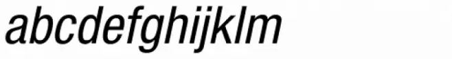 Neue Helvetica Pro 57 Condensed Oblique