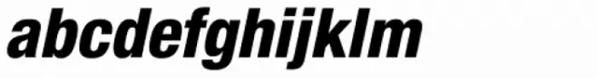 Neue Helvetica Pro 87 Heavy Condensed Oblique