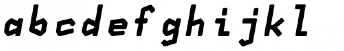 Neue Konstrukteur Round Black Italic