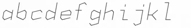 Neue Konstrukteur Square Thin Italic