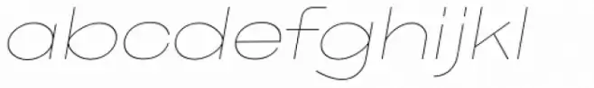 Neue Metana Thin Italic