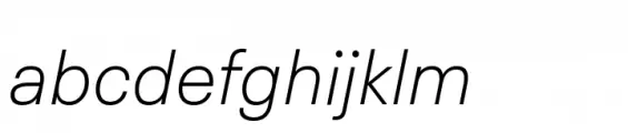 Neue Plak Variable Text Italic