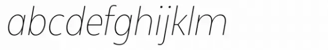 Neue Reman Sans Extra Light Condensed Italic
