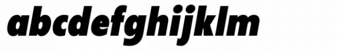 Neue Reman Sans Heavy Condensed Italic
