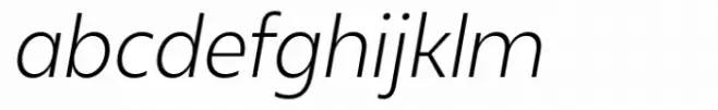 Neue Reman Sans Light Semi Condensed Italic