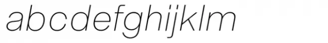 Neue Singular D Extra Thin Italic