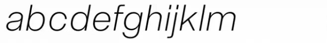 Neue Singular H Thin Italic