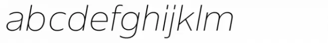 Neue Singular V Extra Thin Italic