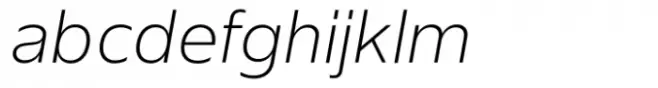 Neue Singular V Thin Italic