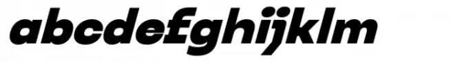 Neugro Typeface Black Italic
