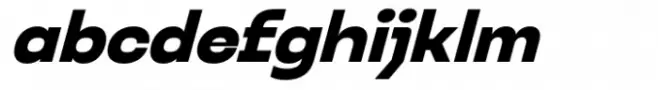 Neugro Typeface Extra Bold Italic