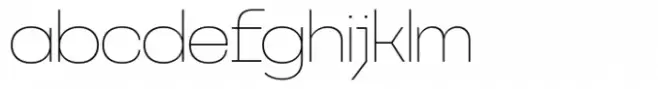 Neugro Typeface Thin