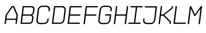 Neumonopolar Extra Light Italic
