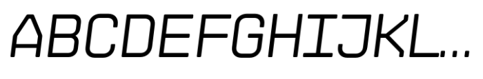 Neumonopolar Light Italic