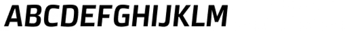 Neuron Angled SC DemiBold Italic
