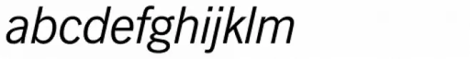 News Gothic SBVI Italic