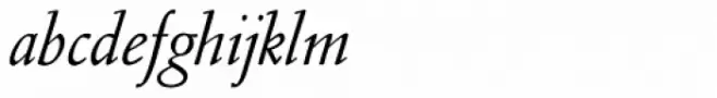 Nicolas Jenson SG Italic