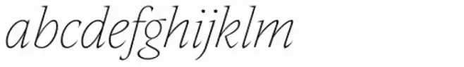 Nikola Thin Italic