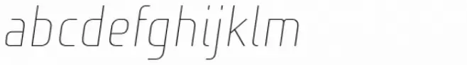 Niks Thin Italic