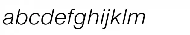 Nimbus Sans Arabic Light Italic