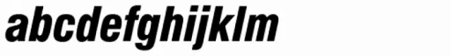 Nimbus Sans D Cond Black Italic