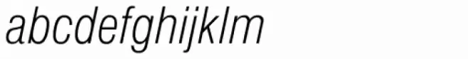 Nimbus Sans D Cond Light Italic