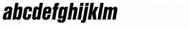 Nimbus Sans L Black Condensed Italic