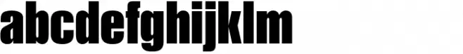 Nimbus Sans L Extra Black Condensed