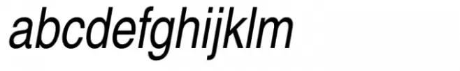 Nimbus Sans L Regular Condensed Italic