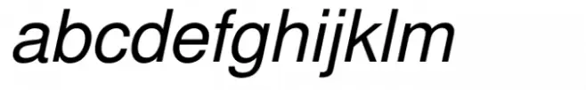 Nimbus Sans L Regular Italic