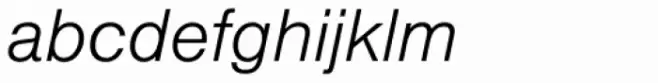 Nimbus Sans Light Italic