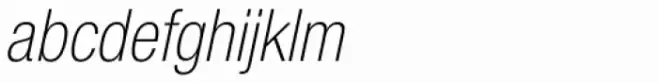 Nimbus Sans Novus Cond Light Italic