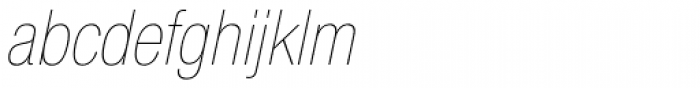 Nimbus Sans Novus Cond UltraLight Italic