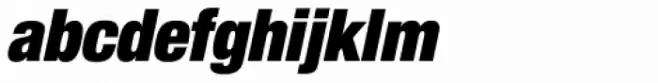 Nimbus Sans Novus UltraCond Italic