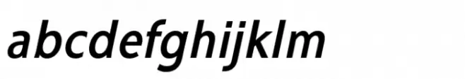 Ninova Semibold Italic Con