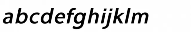 Ninova Semibold Italic