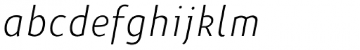 Niva Extra Light Italic Condensed