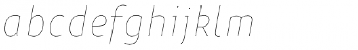 Niva Thin Italic Condensed