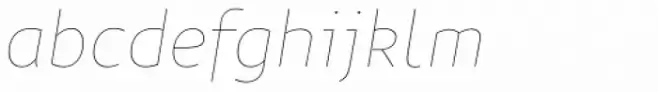 Niva Thin Italic