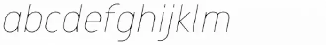 Nixin Ultra Light Italic