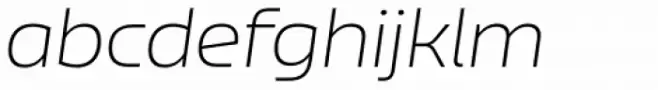Nizzoli Alt Extra Light Italic